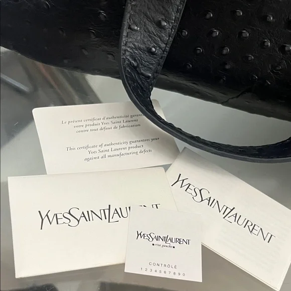 YSL Rive Gauche Ostrich limited - Picture 7 of 10